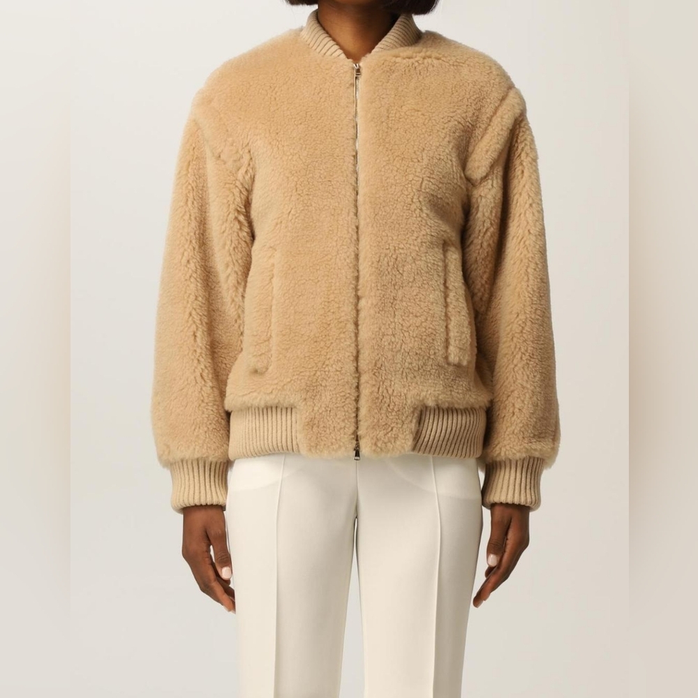 AUTHENTIC Max Mara Teddy Bomber 0